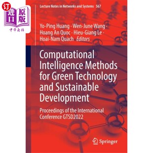 Tec... for Green 计算智能方法 绿色技术与可持续发展 Intelligence 海外直订Computational Methods