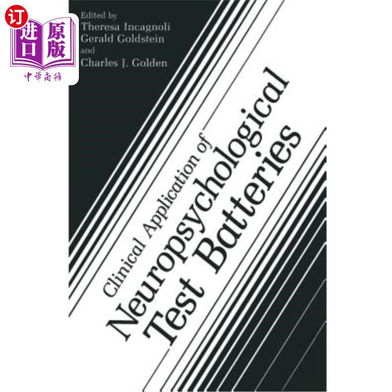 海外直订医药图书Clinical Application of Neuropsychological Test Batteries 神经心理测试单元的临床应用