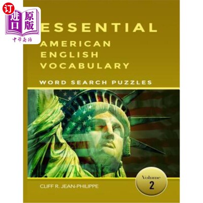 海外直订Essential American English Vocabulary Word Search Puzzles (Vol 2) - School Editi 基本美国英语词汇单词搜索谜