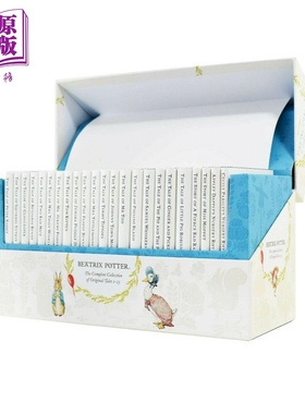 预售 The World of Peter Rabbit 彼得兔的世界 23册精装 英文原版 进口原版 3岁以上 儿童故事图画书  Beatrix Potter 中商原版