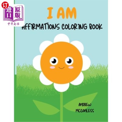 海外直订I am: Affirmations Coloring Book 我是:肯定填色书