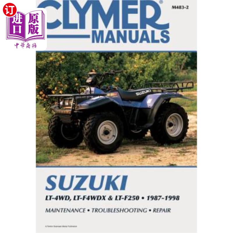 海外直订Suzuki Lt-4wd, Lt-Wdx & Lt-F250 1987-1998 铃木Lt-4wd、Lt-Wdx和Lt-F250 1987-1998
