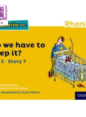 海外直订Read Write Inc. Phonics: Yellow Set 5 Storybook ... Read Write公司自然拼读:黄色5组故事书7我们必须保留它吗?
