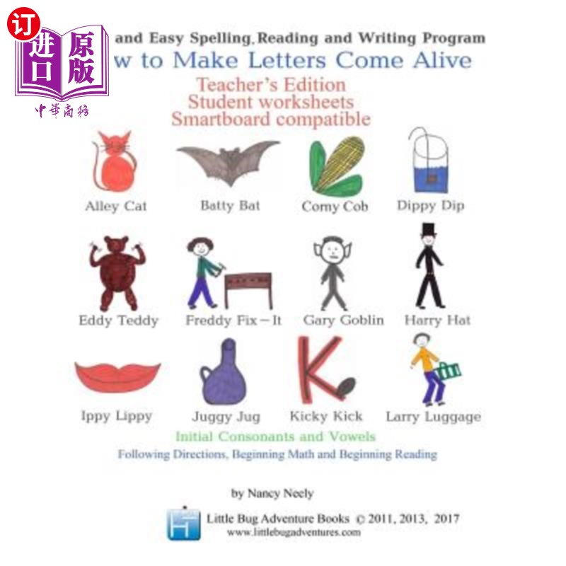 海外直订How to Make Letters Come Alive Full Color Version 如何让字母活灵活现全彩版