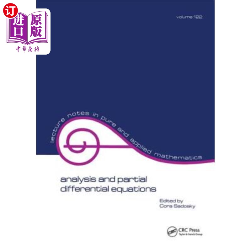 海外直订Analysis and Partial Differential Equations: A Collection of Papers Dedicated to 分析和偏微分方程:一个论文