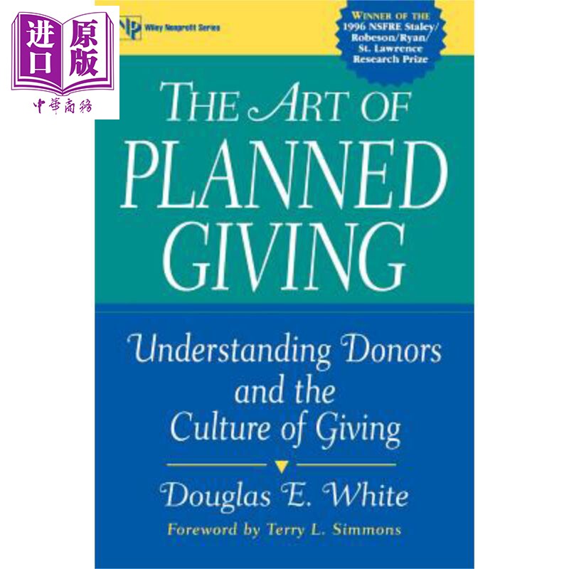 现货 有计划捐赠的技巧 了解捐赠者与捐赠文化 The Art Of Planned Giving Doug【中商原版】
