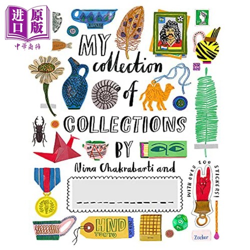 现货 精装大开本MY COLLECTION OF COLLECTIONS 我的收藏本 英文原版儿童益智图书 手工爱好主题 Nina Chakrabarti 7到12岁