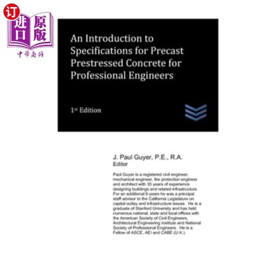 海外直订An Introduction to Specifications for Precast Prestressed Concrete for Professio 专业工程师预制预应力混凝土