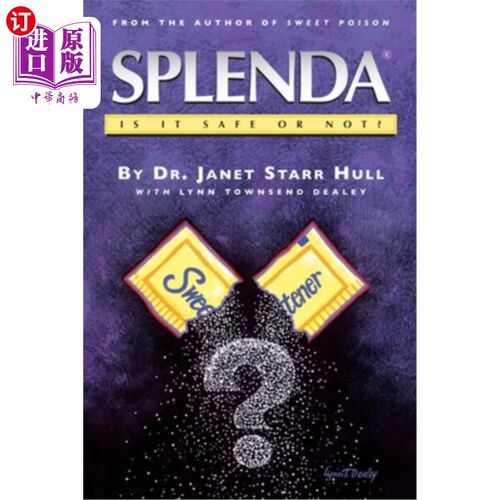海外直订医药图书Splenda Is It Safe Or Not? 斯普莱达安全吗？