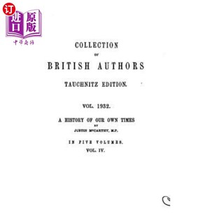 Vol. History Authors the 海外直订Collection from 1932 British Own Our 英国作家文集 Times