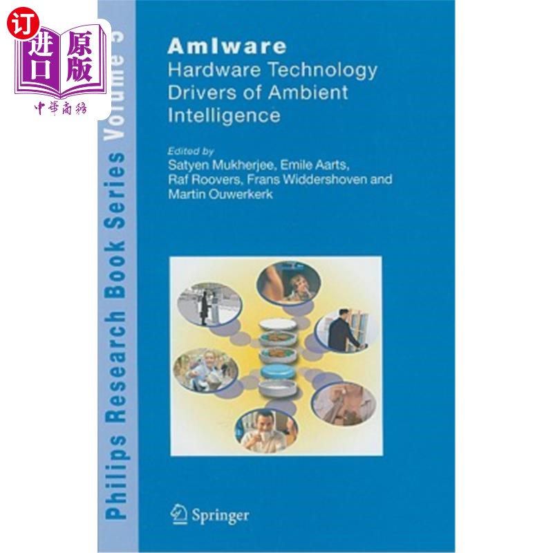 海外直订AmIware: Hardware Technology Drivers of Ambient Intelligence AmIware：环境智能的硬件技术驱动程序