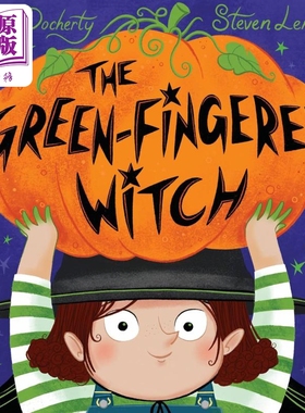 新手小精灵 The Green-Fingered Witch 英文原版 绘本故事 一本有趣押韵的儿童插图图画书 适合万圣节 进口童书【中商原版】