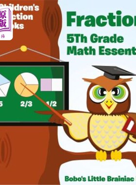 海外直订Fractions 5th Grade Math Essentials: Children's Fraction Books 五年级数学基础：儿童分数册