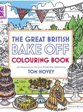 海外直订Great British Bake Off Colouring Book 伟大的英国烘焙比赛着色书