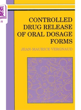 海外直订医药图书Controlled Drug Release Of Oral Dosage Forms 口服制剂的控释