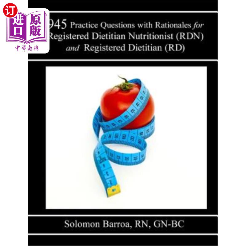 海外直订医药图书945 Practice Questions with Rationale for Registered Dietitian Nutritionist (RDN 注册营养师(RDN)和