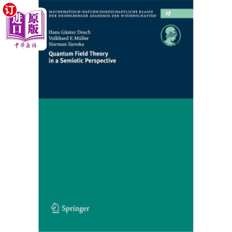 海外直订Quantum Field Theory in a Semiotic Perspective 符号学视角下的量子场论