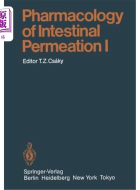 海外直订医药图书Pharmacology of Intestinal Permeation I 肠道渗透药理学I