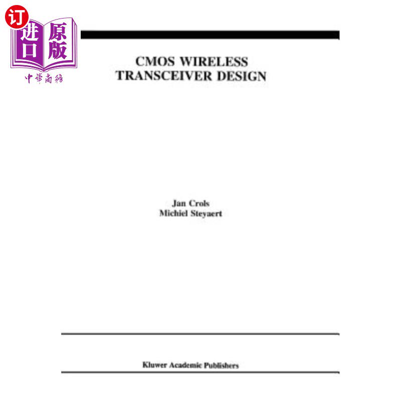 海外直订CMOS Wireless Transceiver Design CMOS无线收发器设计