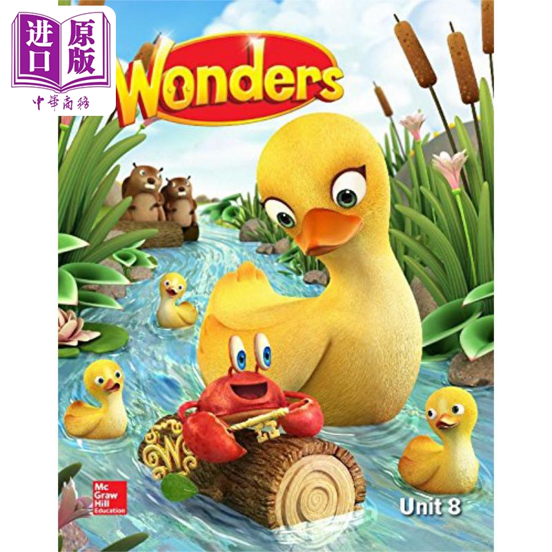 美国加州少儿教材 Wonders Reading/Writing Workshop, Volume 8, Grade K 奇迹阅读写作工作坊 幼儿园 第8册【中商原版】