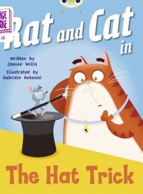 海外直订Bug Club Guided Fiction Reception Red A Rat and ... 虫子俱乐部引导小说招待会红色的老鼠和猫在帽子戏法