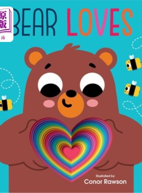 海外直订Bear Loves: Chunky Graduating Board Book 熊的爱：厚实的毕业委员会书籍
