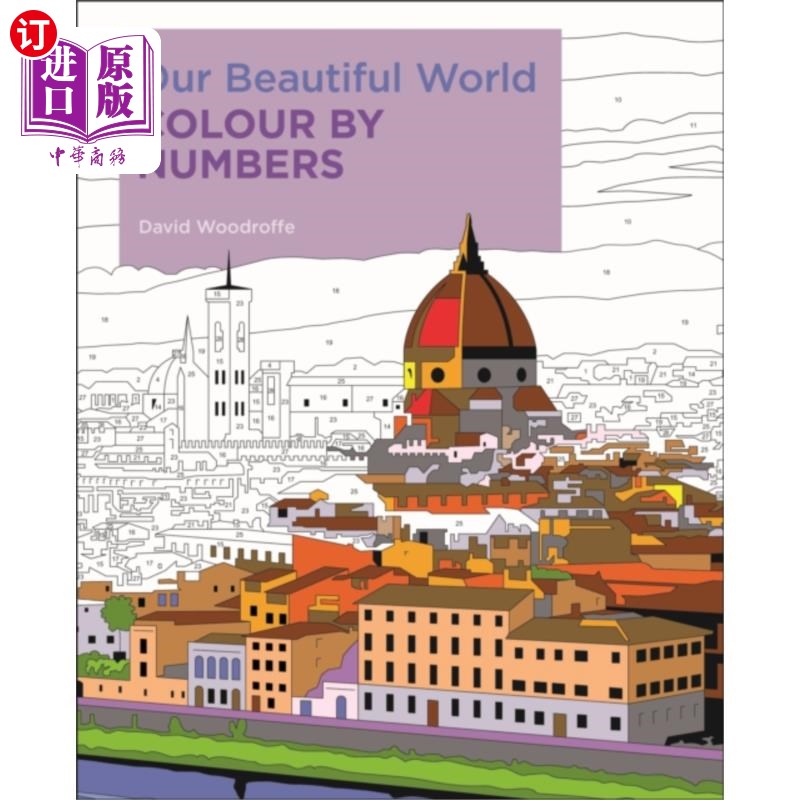 海外直订Our Beautiful World Colour by Numbers 我们美丽的世界色彩的数字