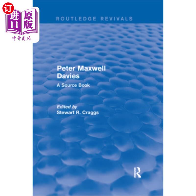 海外直订Peter Maxwell Davies: A Source Book 彼得·麦克斯韦·戴维斯：源书