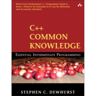 现货 C++必知必会 豆瓣高分 英文原版 C++ Common Knowledge Stephen C Dewhurst【中商原版】