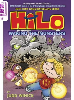 预售 希洛漫画 第4册 唤醒怪兽 Hilo Book 4 Waking the Monsters Graphic Novel 英文原版 JUDD WINICK【中商原版】