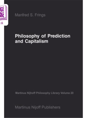 海外直订Philosophy of Prediction and Capitalism 预测哲学与资本主义