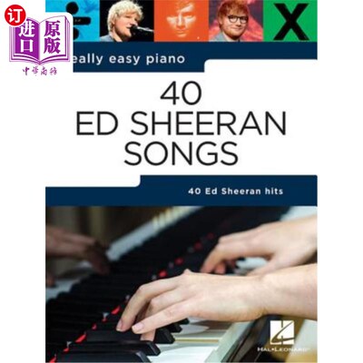 海外直订Ed Sheeran - Really Easy Piano 埃德·希兰-非常简单的钢琴
