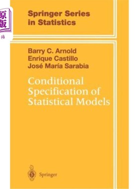海外直订Conditional Specification of Statistical Models 统计模型的条件说明