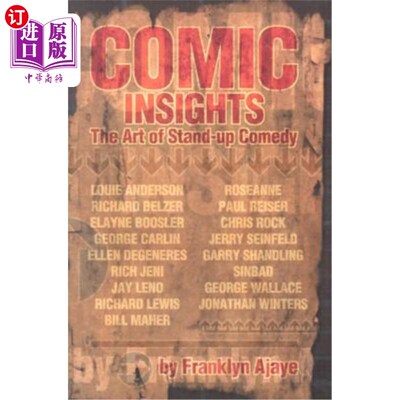 海外直订Comic Insights: The Art of Stand-Up Comedy 喜剧洞察：单口喜剧的艺术