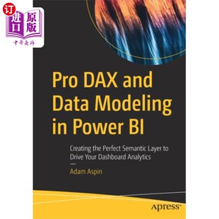 Power DAX和数据建模 and Pro BI中 Modeling Data DAX 海外直订Pro