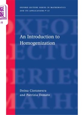 海外直订An Introduction to Homogenization 均质化简介