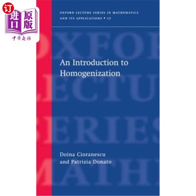 海外直订An Introduction to Homogenization 均质化简介