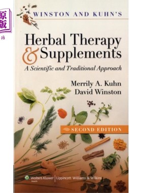 海外直订医药图书Winston & Kuhn's Herbal Therapy and Supplements: A Scientific and Traditional Ap 温斯顿和库恩的草药