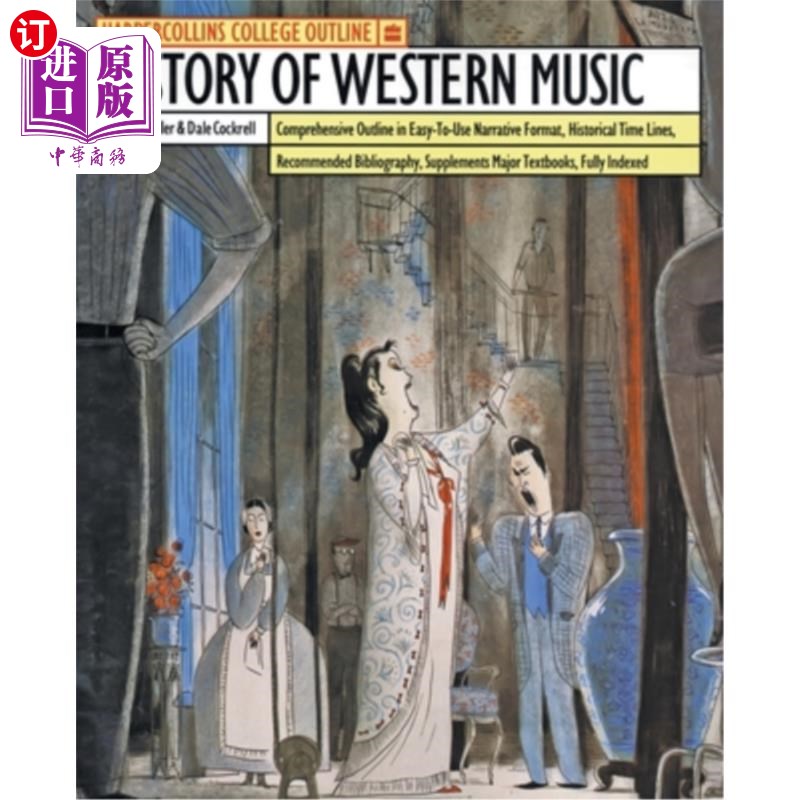 海外直订HarperCollins College Outline History of Western Music 哈珀柯林斯学院西方音乐史大纲