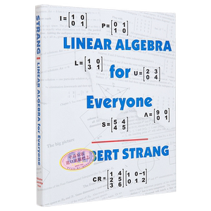 预售 威廉 吉尔伯特 斯特朗 每个人的线性代数 Linear Algebra for Everyone 英文原版 Gilbert Strang 数学 【中商原版】