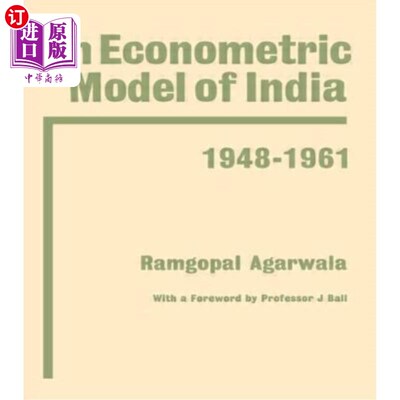 海外直订Econometric Model of India 印度经济计量模型