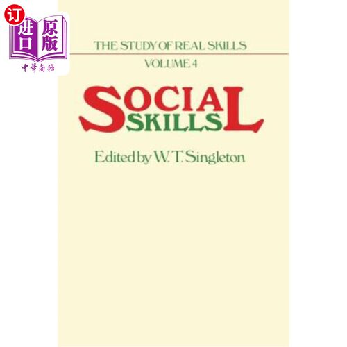 海外直订Social Skills 社交技能