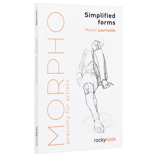 预售 【Morpho人体绘画系列】简易人体绘画教学 进口艺术 Morpho: Simplified Forms 人体结构绘画技巧素描美术技法指南【中商原版