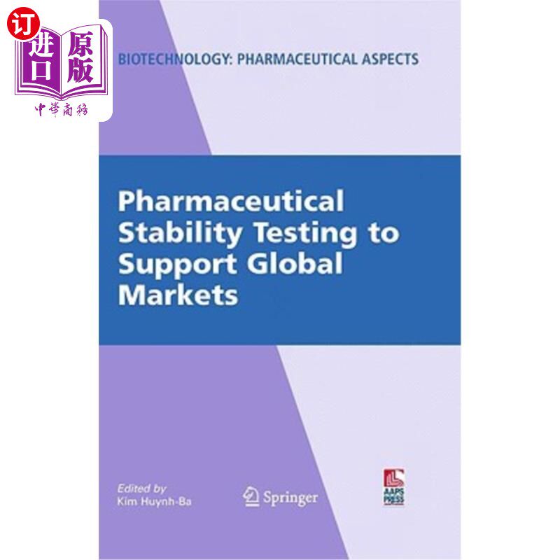 海外直订医药图书Pharmaceutical Stability Testing to Support Global Markets 药物稳定性测试支持全球市场