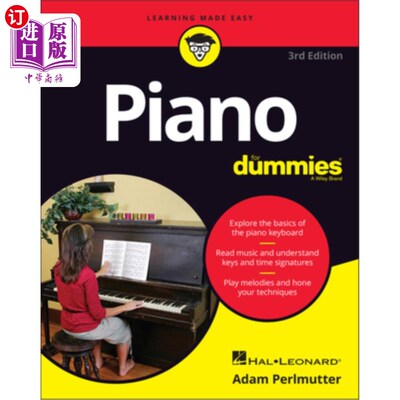 海外直订Piano for Dummies 傻瓜钢琴