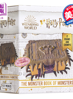哈利波特 怪物之书 有声迷你摆件 Harry Potter The Monster Book of Monsters It Roams and Chomps 英文原版 Donald Lemke