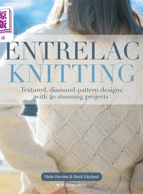 海外直订Entrelac Knitting Entrelac针织