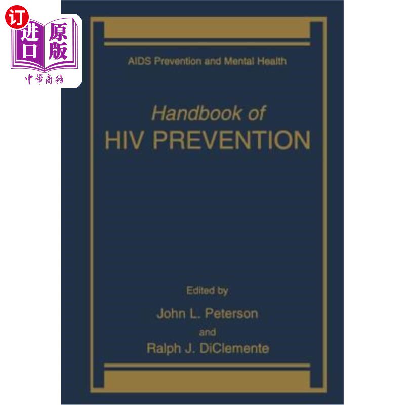 海外直订医药图书Handbook of HIV Prevention 艾滋病毒预防手册