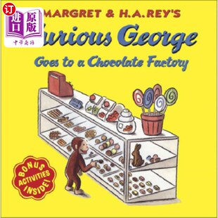 海外直订Curious George Goes to a Chocolate Factory 好奇的乔治去巧克力工厂