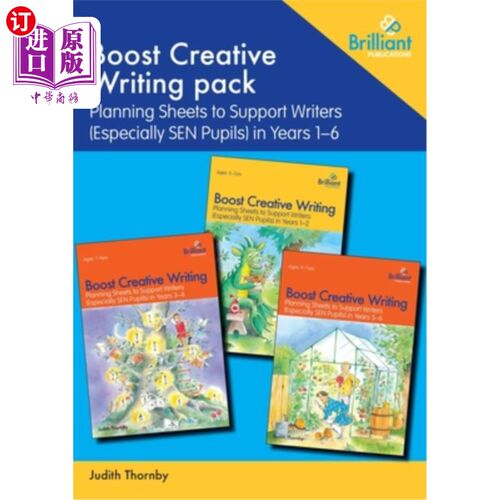 海外直订Boost Creative Writing pack: Planning Sheets to Support Writers (Especially Sen  促进创造性写作包:计划表，